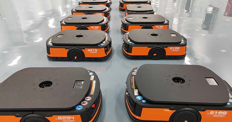L'applicazione dei riduttori epicicloidali iHF nei robot AGV