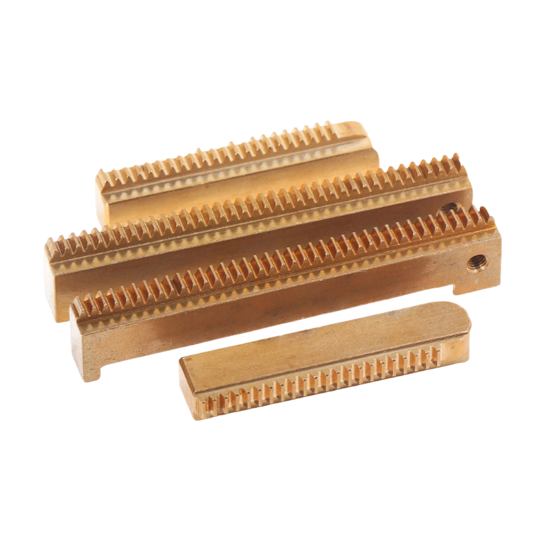 Cremagliera di ingranaggi cilindrici a denti dritti elicoidali di precisione personalizzata per apparecchiature di automazione.